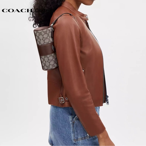 Coach Nolita Barrel Bag In Signature Jacquard Brand New - Picture 3 of 17